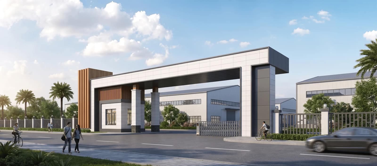 Steel Structure Factory Gate - 2