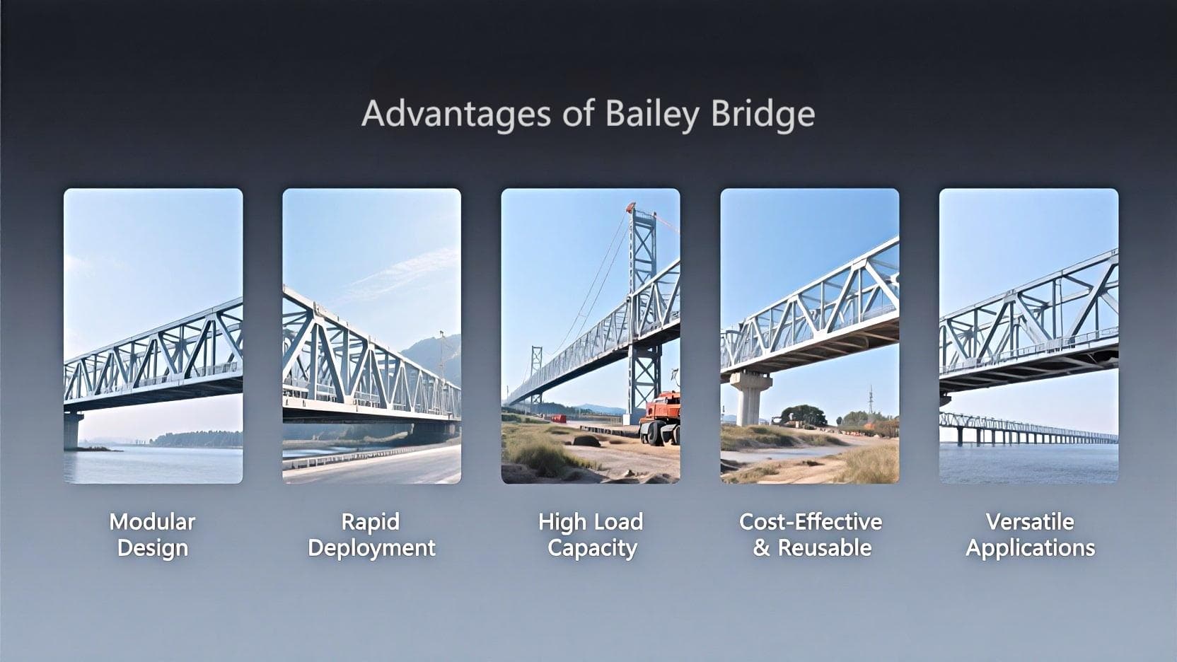 Steel Bridge Prefab Steel Truss Structure Bridge Design for Sale - 7