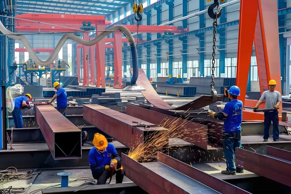 Large Span Heavy Duty Industrial Steel Structure Warehouse Prefabricated Building Kit - 11